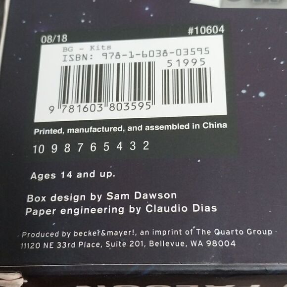 Star Wars millennium Falcon Papermodel Kit...NEW IN BOX - Picture 8 of 9